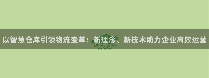 28圈p图上分下款通道：以智慧仓库引领物流变革：新理念、新技