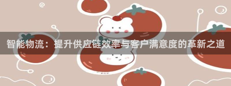 28圈不给提现：智能物流：提升供应链