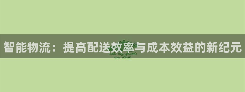 28圈分分压单双技巧：智能物流：提高