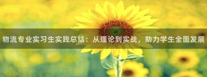 28圈选28ng官网：物流专业实习生