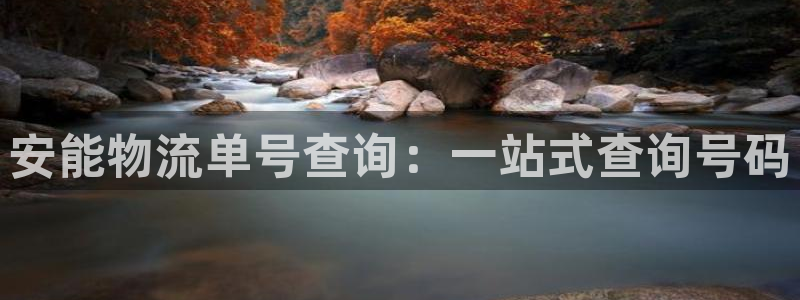 28圈下载链接是多少：安能物流单号查