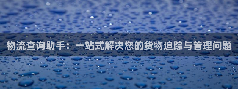 28圈充值金额随便:物流查询助手:一